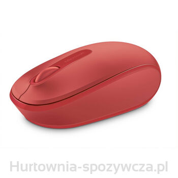 Mysz bezprzewodowa Microsoft 1850 czerwona