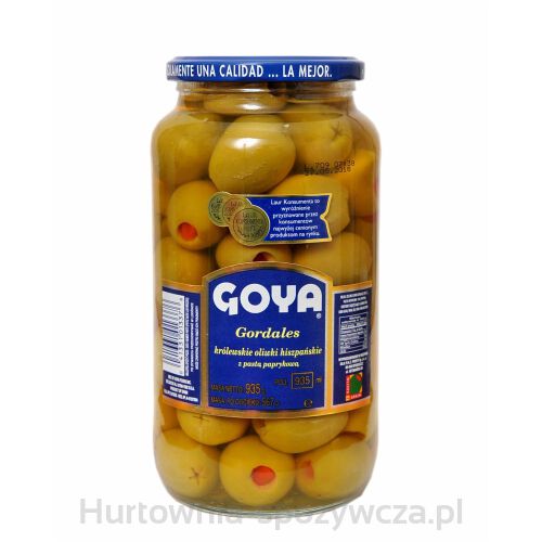 Goya Gordales Królewskie Oliwki Hiszpańskie Z Pastą Paprykową 935Ml