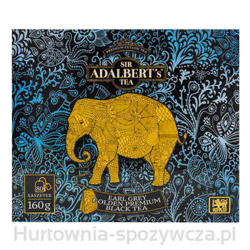 Adalberts' Herbata Czarna Earl Grey Golden Premium Saszetki 80 X 2G