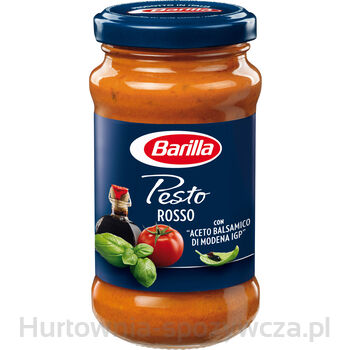 Barilla Pesto Rosso Gęsty Sos Do Makaronu Z Pomidorami Serem I Orzechami 200 G