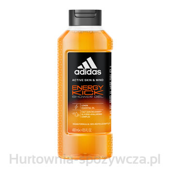 Adidas Active Skin &Amp Mind Energy Kick Żel Pod Prysznic Dla Mężczyzn, 400 Ml