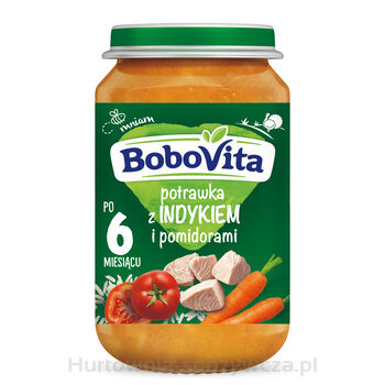 Bobovita Potrawka Z Indykiem I Pomidorami Po 6 Miesiącu 190 G