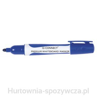 Marker Do Tablic Q-Connect Premium, Gum. Rękojeść, Okrągły, 2-3Mm (Linia), Niebieski