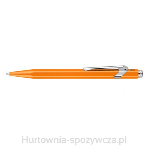Długopis Caran D'Ache 849 Line Fluo, M, Pomorańczowy