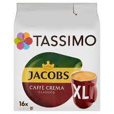 Tassimo Jacobs Caff? Crema Classico Kawa Mielona 16 Kapsułek 112 G
