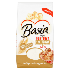 Mąka Orkiszowa Tortowa Typ 450 Basia 0,9 Kg