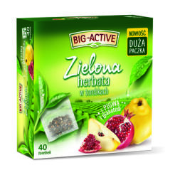 Big-Active Herbata Zielona Pigwa Z Granatem 40Tb 1,5G