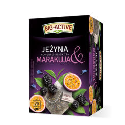 Big-Active Herbata Czarna O Smaku Jeżyny I Marakui. (20 Torebek X 2G)