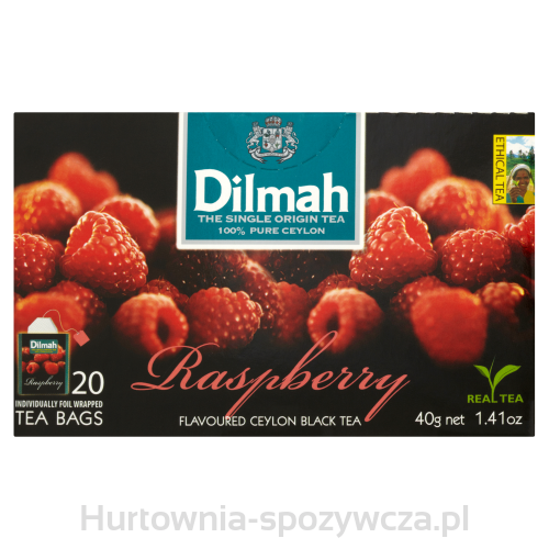 Dilmah Raspberry Flavoured Black Tea 20X2 G