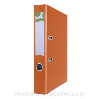 Segregator Q-Connect Hero Z Szyną, Pp, A4/55Mm, Pomarańczowy