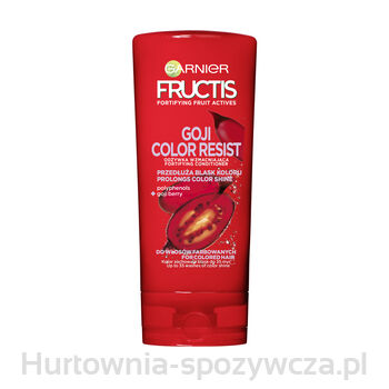 Garnier Fructis Goji Color Resist Odżywka Wzmacniająca Do Włosów Farbowanych I Z Pasemkami 200 Ml