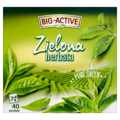 Big-Active Herbata Zielona Pure Green 40Tb/72G