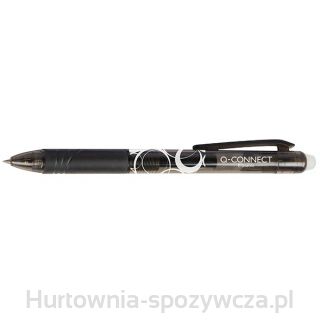 Długopis Automatyczny Q-Connect , 1,0Mm, Wymazywalny, Czarny