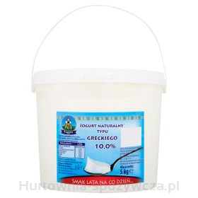 Jogurt Naturalny Typu Greckiego 10% 5Kg Łowicz