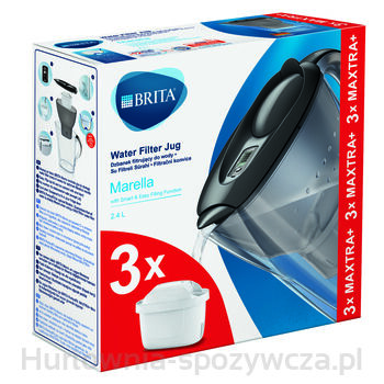 Dzbanek z filtrem BRITA Marella grafit +3 MX+ Pure