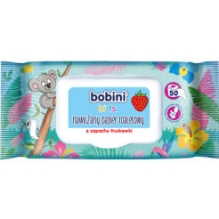Bobini Kids Nawilżany Papier Toaletowy 50Szt.