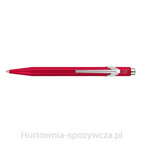 Długopis Caran D'Ache 849 Colormat-X, M, Czerwony