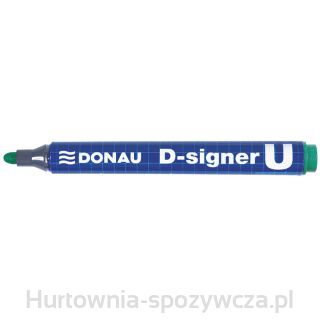 Marker Permanentny Donau D-Signer U, Okrągły, 2-4Mm (Linia), Zielony