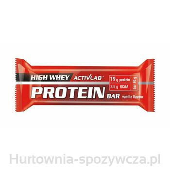 High Whey Protein Bar - Waniliowy W Polewie Jogurtowej Activlab (80 Gram)