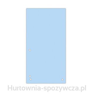 Przekładki Donau, Karton, 1/3 A4, 235X105Mm, 100Szt., Niebieskie