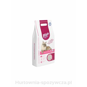Higio Compact Premium - Żwirek Bentonitowy O Zapachu Baby Powder 5 L