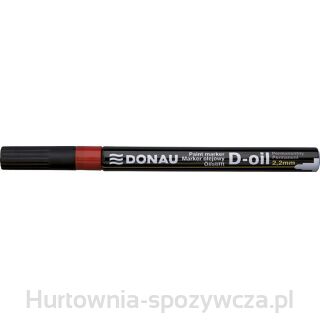 Marker Olejowy Donau D-Oil, Okrągły, 2,2Mm, Czerwony