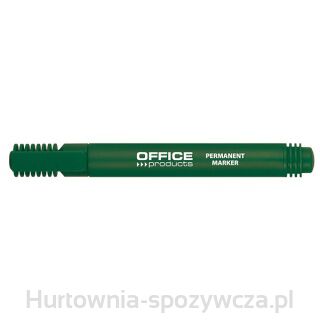 Marker Permanentny Office Products, Okrągły, 1-3Mm (Linia), Zielony