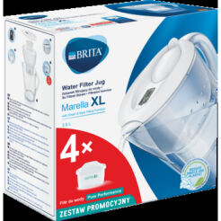 Dzbanek z filtrem BRITA Marella XL biały + 4 MX+ Pure Performance