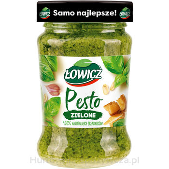 Łowicz Pesto Zielone 100% Naturalnych Składników 180 G