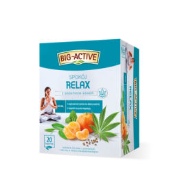 Big-Active Herbata Zielona Relax Z Dodatkiem Konopi (20 Torebek X 1,5G) 30G