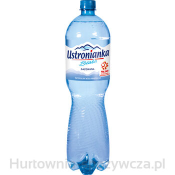 Ustronianka Biała Naturalna Woda Mineralna Gazowana 1,5L