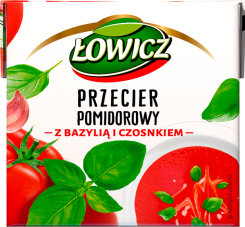 Łowicz Przecier Pomidorowy Z Bazylią I Czosnkiem 500 G