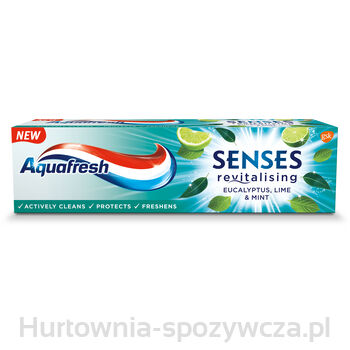 Aquafresh Senses Pasta Do Zębów O Smaku Eukaliptusa Z Miętą I Limonką 75 Ml