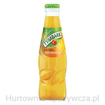 Tymbark Pomarańcza Sok 100% 200 Ml Butelka Twist Off