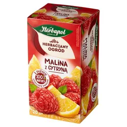Herbapol Herbaciany Ogród herbatka owocowa malina z cytryną 20Torebek/54g