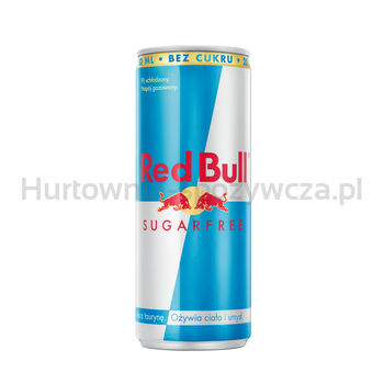 Red Bull Energy Drink Sugar Free 250 Ml<br>(Data przydatności 18.06.2025) - 2