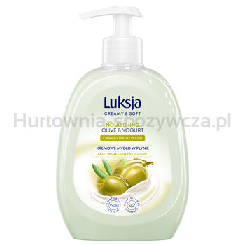 Luksja Mydło W Płynie Creamy Soft Kremowe Oliwka I Jogurt 500 Ml