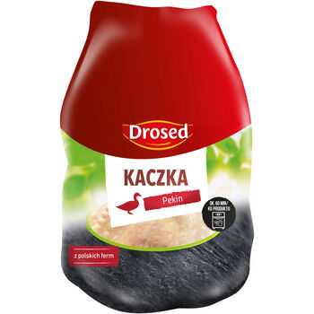 Drosed Kaczka Pekin Bez Podrobów Bez Szyi Klasa A Kaliber 1,7 Kg Produkt Głęboko Mrożony