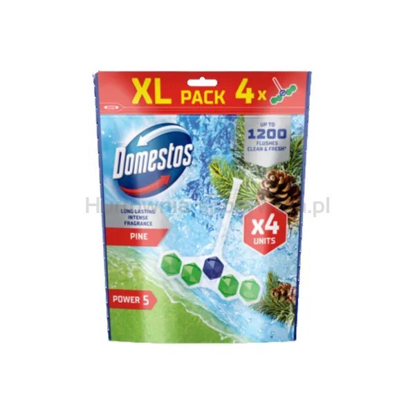 Domestos Kostka toaletowa Power 5 Pine 4x50g