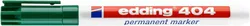 Marker permanentny e-404 EDDING, 0,75 mm, zielony