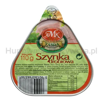 Amk Yabra Szynka Drobiowa 110G