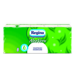 Chusteczki Higieniczne Regina Aloe Vera 10X9 Sztuk