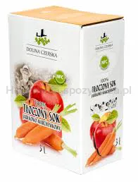 Dolina Czerska Sok Nfc Jabłkowo-Marchwiowy 100%  3L