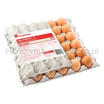 Tge Jaja ściółkowe klasa wagowa L x 30 sztuk UV