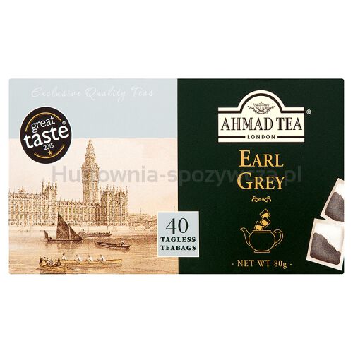 Ahmad Tea Earl Grey  40Torebek x2G B/Zawieszki