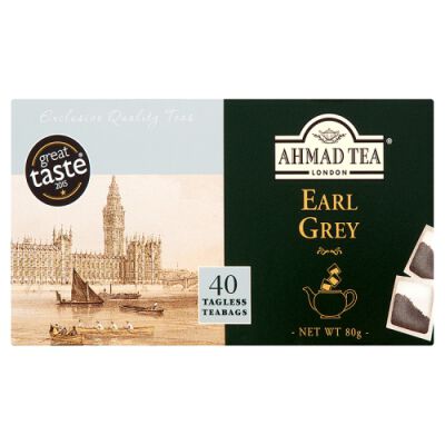 Ahmad Tea Earl Grey  40Torebek x2G B/Zawieszki