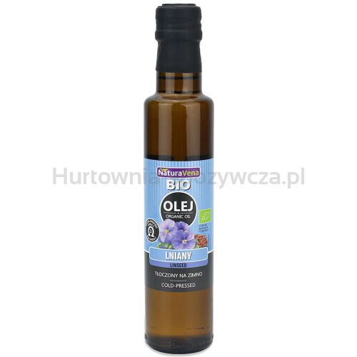 Olej Lniany Tłoczony Na Zimno Bio 250 Ml - Naturavena [BIO]