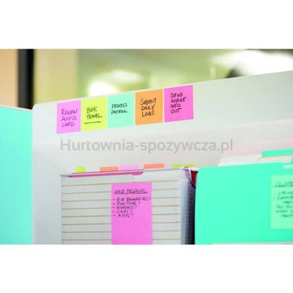 Karteczki samoprzylepne Post-it® Super Sticky, COSMIC, 76x127mm, 6x90 kart. - 3
