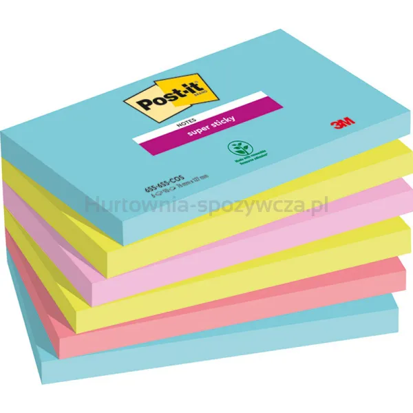 Karteczki Samoprzylepne Post-It® Super Sticky, Cosmic, 76X127Mm, 6X90 Kart.