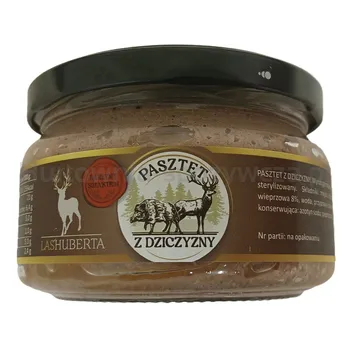 Las Huberta Pasztet z dziczyzny - słoik 200g